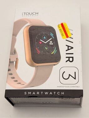 ITouch Air 3, Pink/Rose Gold, New, Fitness tracker